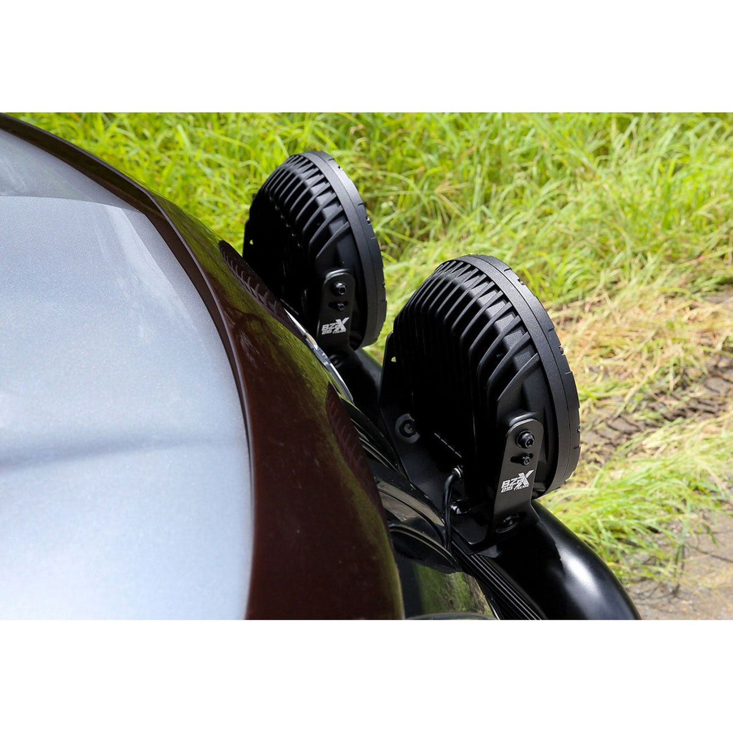 Hard Korr BZR-X Series 9″ LED Driving Lights (Pair W/Harness)