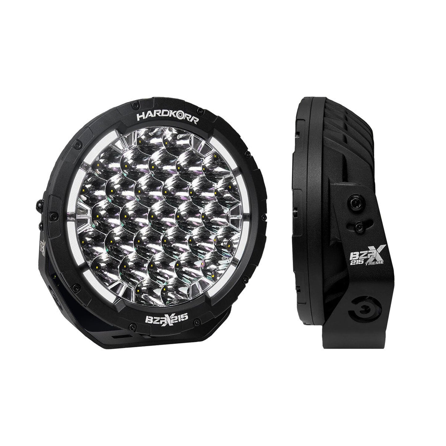 Hard Korr BZR-X Series 9″ LED Driving Lights (Pair W/Harness)