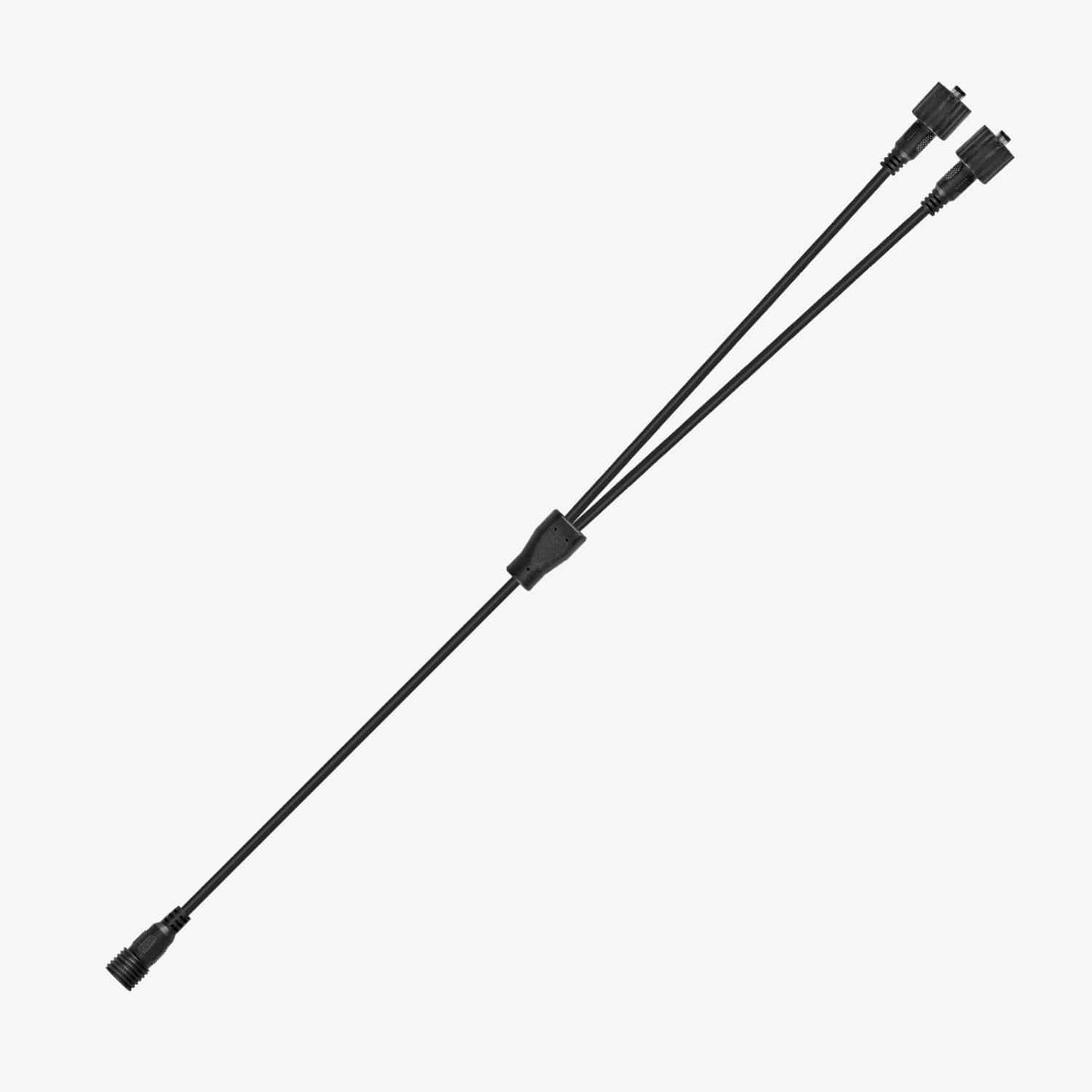 Hard Korr Splitter Cable with Black DC Plugs