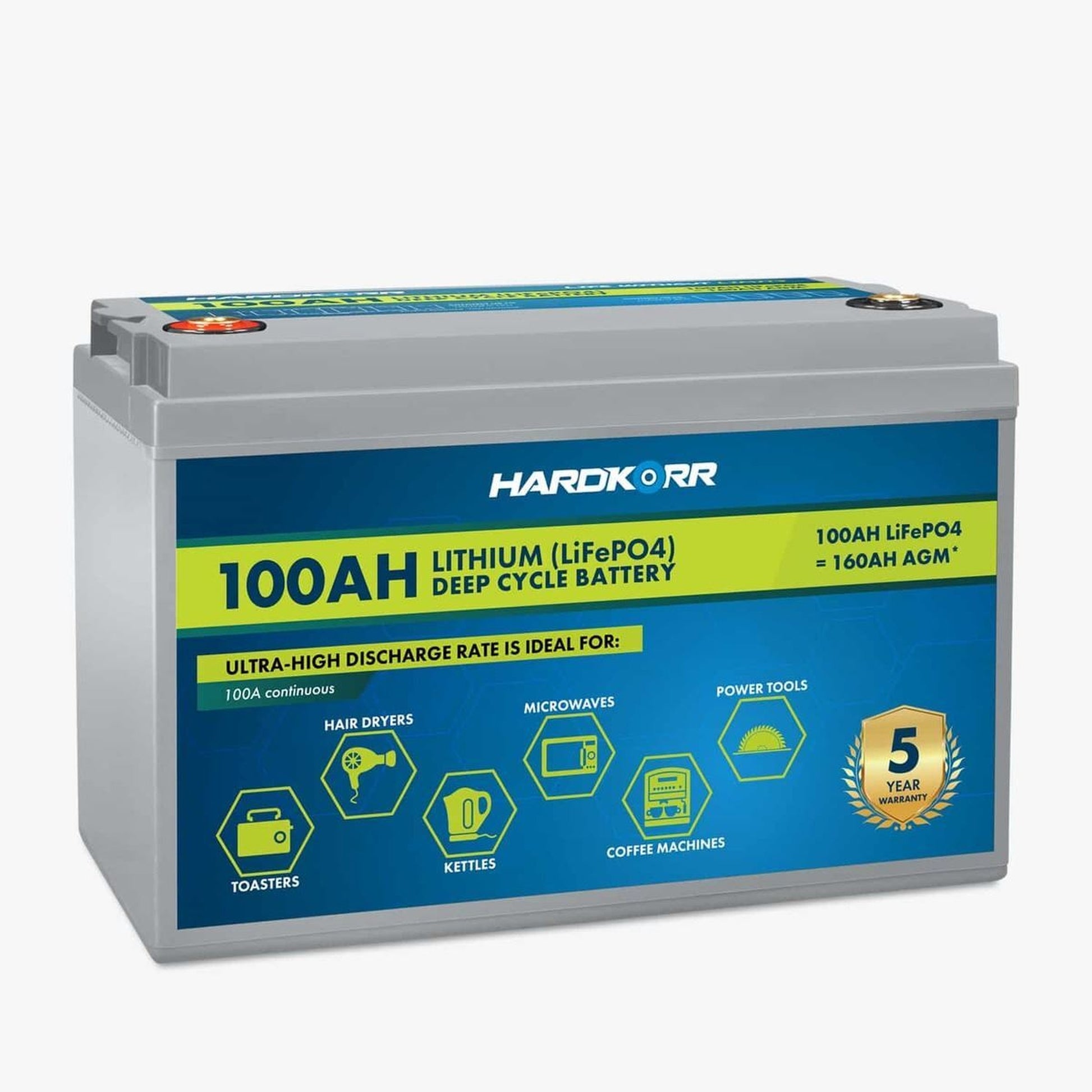 12V 100Ah Advanced LiFePO4 Deep-Cycle Battery