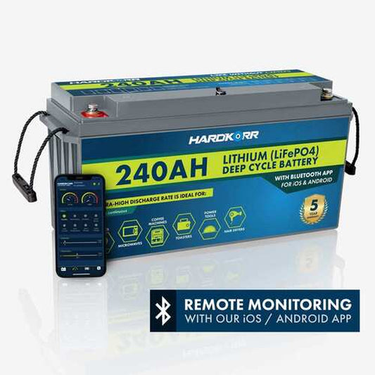 Hardkorr 240Ah 12V LiFePO4 Battery with App Control