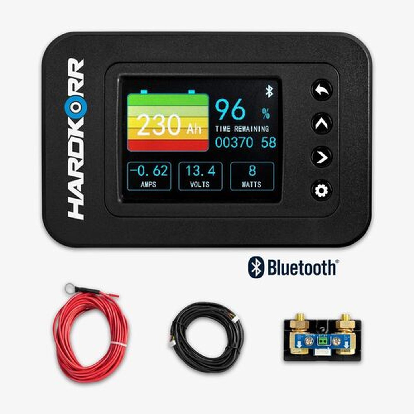 Hardkorr Bluetooth Battery Monitor with High-Precision 500A Shunt