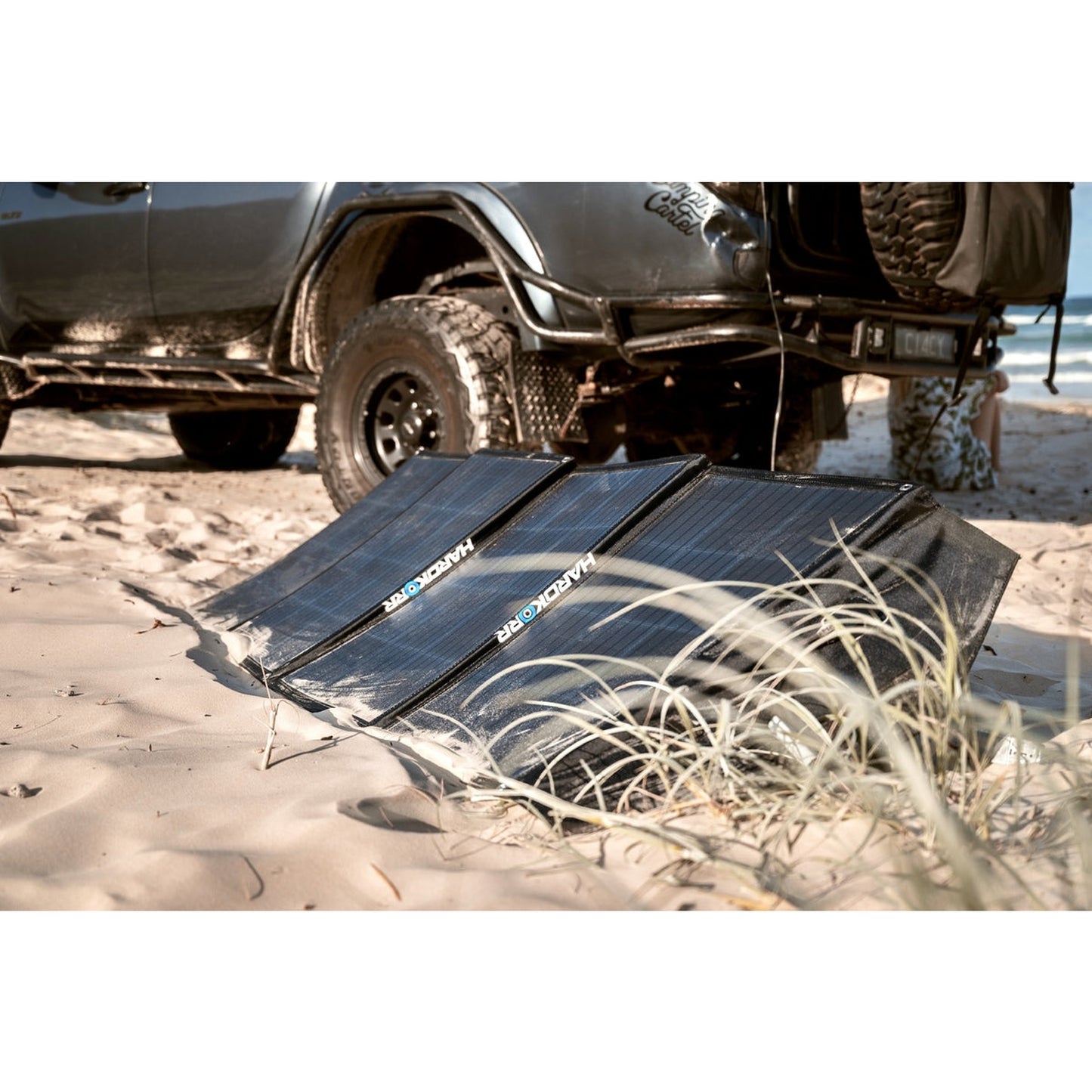 Hard Korr 200W Heavy Duty Portable Solar Panels with Crocskin Cell Armour