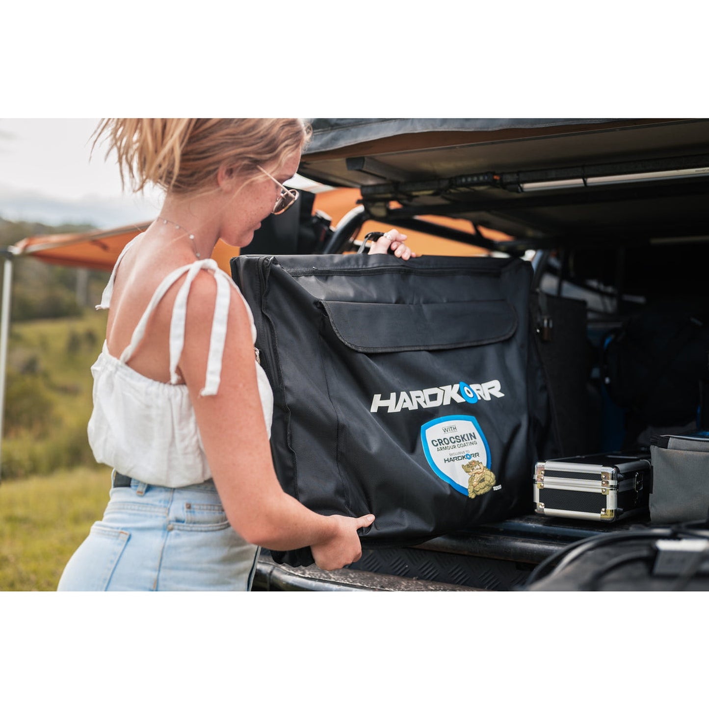 Hard Korr 200W Heavy Duty Portable Solar Panels with Crocskin Cell Armour