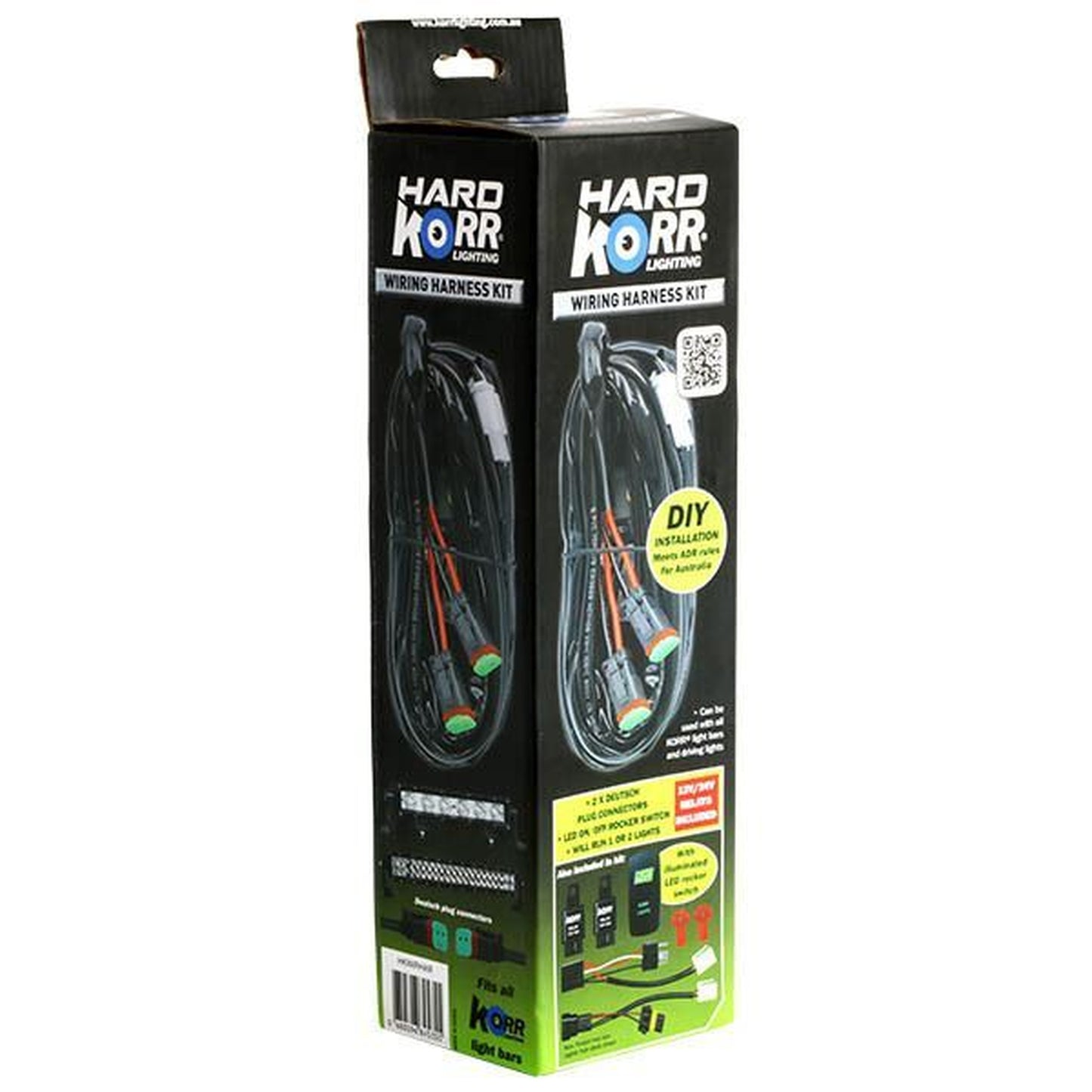 Hard Korr 12V Driving Light Harness Suit 1/2 Sets