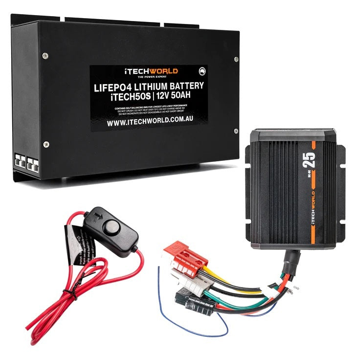 The Weekend Adventure Kit - Itech50s Slim, Itechdcdc25 & Bypass Switch