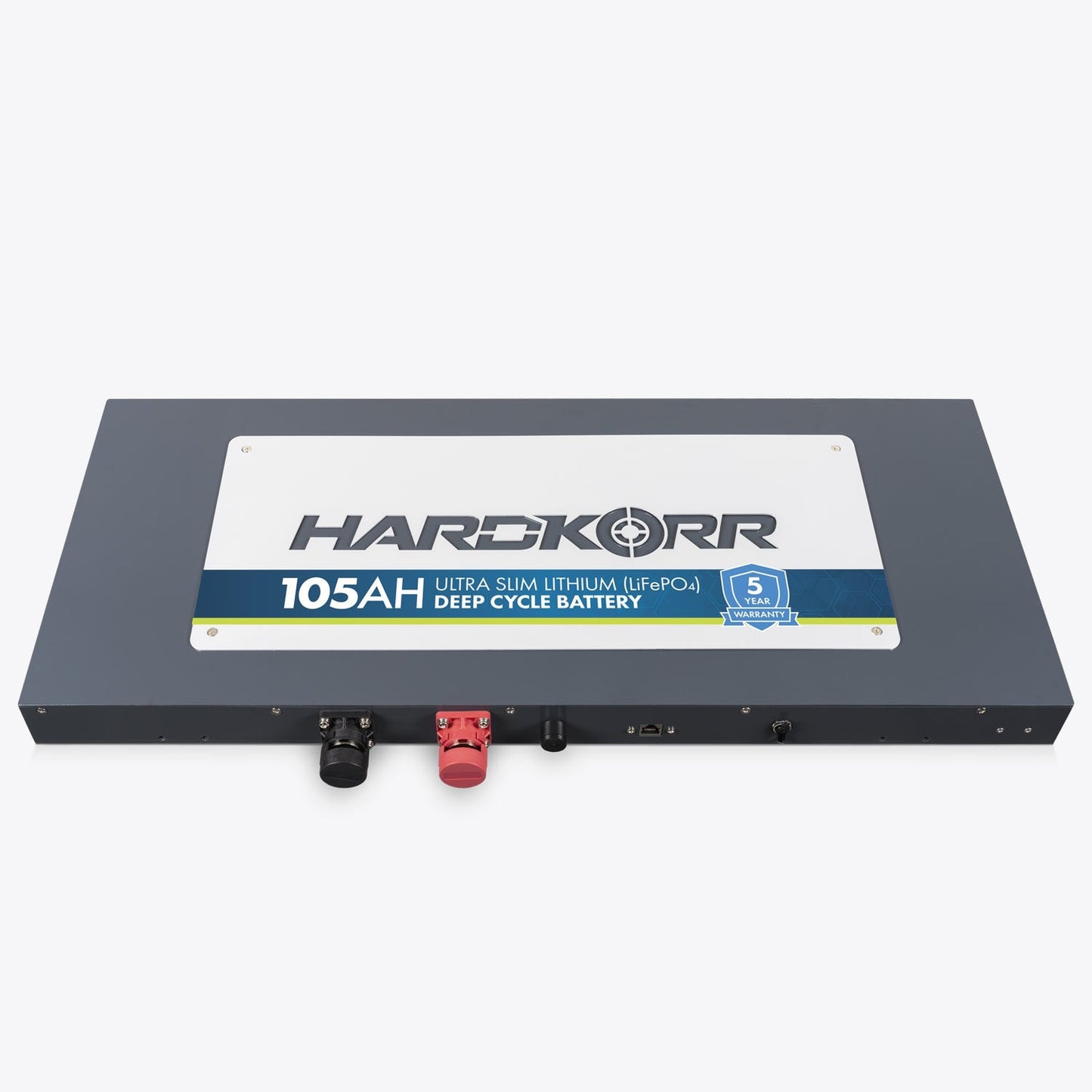 Hard Korr 105Ah Lithium (LiFePO4) Slimline Deep Cycle Battery W/ Bluetooth