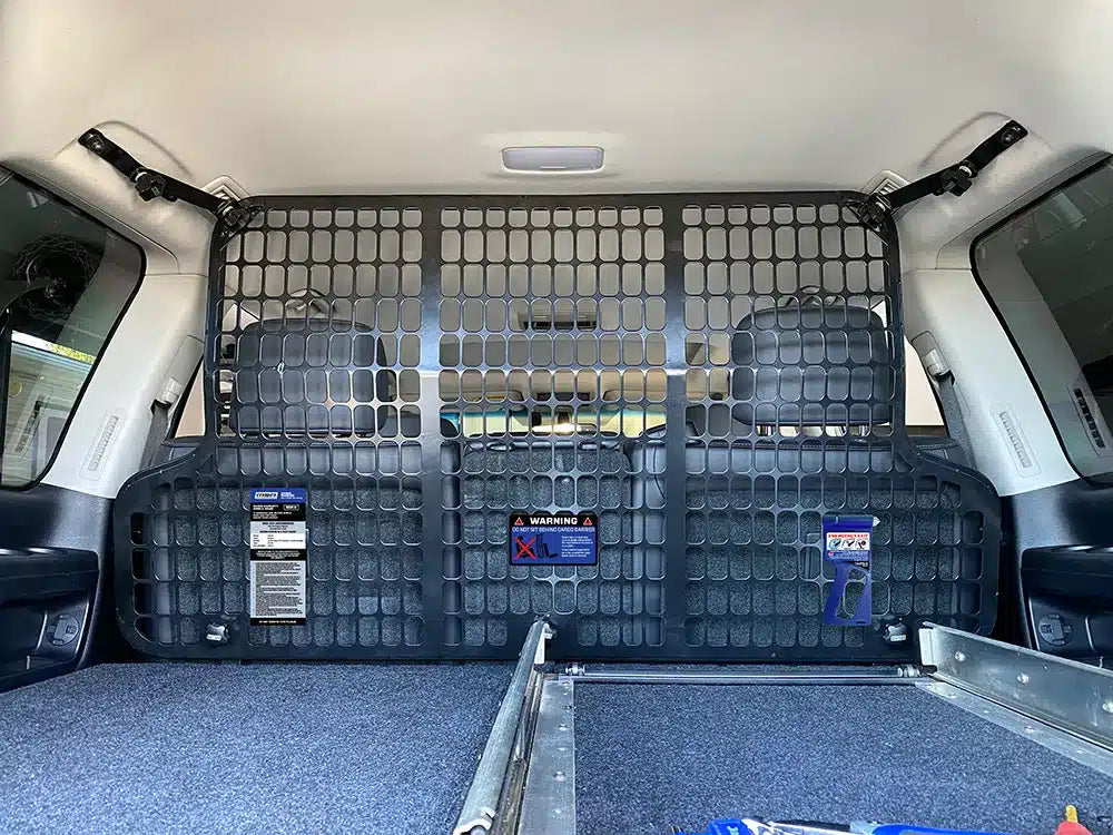 MSA 4x4 Cargo Barrier Suitable For Toyota Prado 150 Series 2018 on (No Rear Curtain Air Bag) (Kit) - 31004