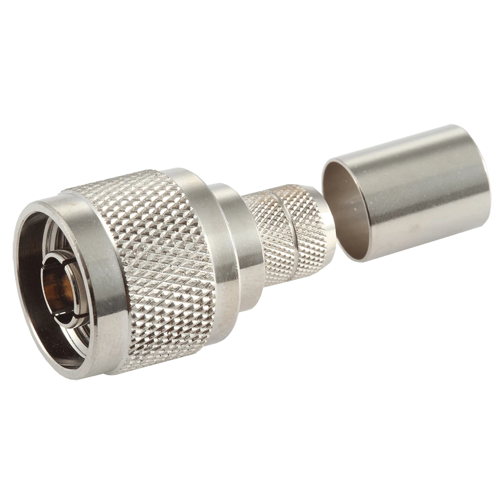 Powertec N Male Connector for L-400 Coaxial Cable