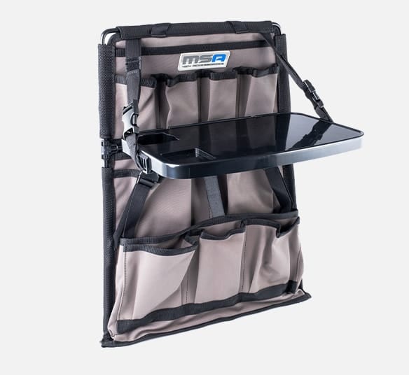 MSA 4x4 Seat Organiser with Drop Down Table (Each) - ORGDDT