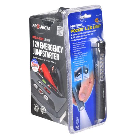 INTELLI-START 12V 900A LITHIUM EMERGENCY JUMPSTARTER AND POWER BANK IS920 + Free Torch