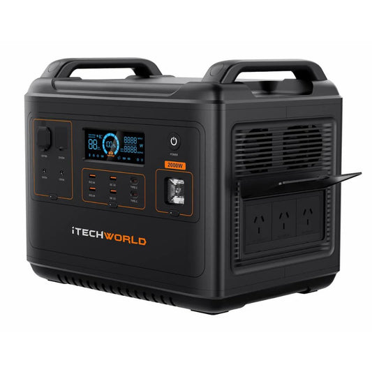 iTechworld PS2000 Portable Lithium Power Station 2000W 160Ah – Heavy-Duty Off-Grid Power