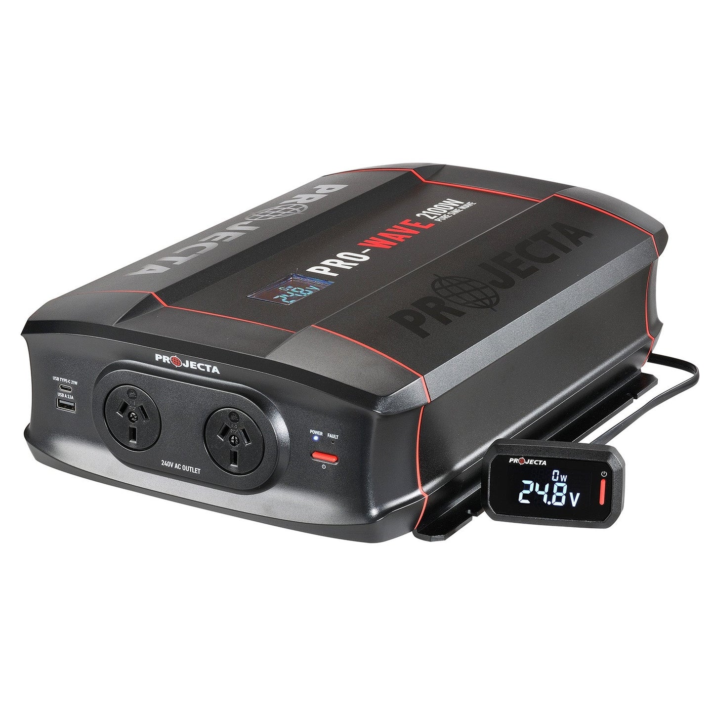 PROJECTA PW2100-24 - 2100W 24V PURE SINE WAVE INVERTER