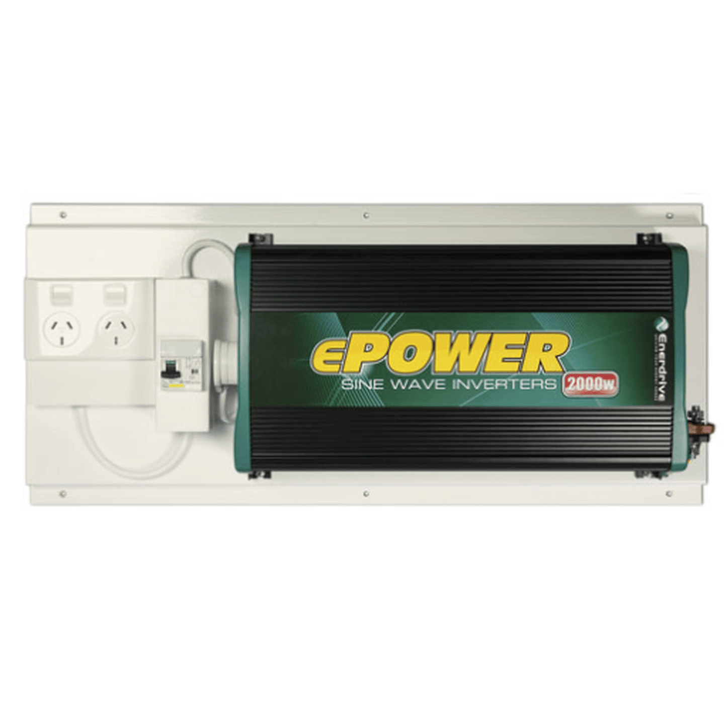 Enerdrive ePOWER 2000W Sine Wave Inverter with RCD+GPO