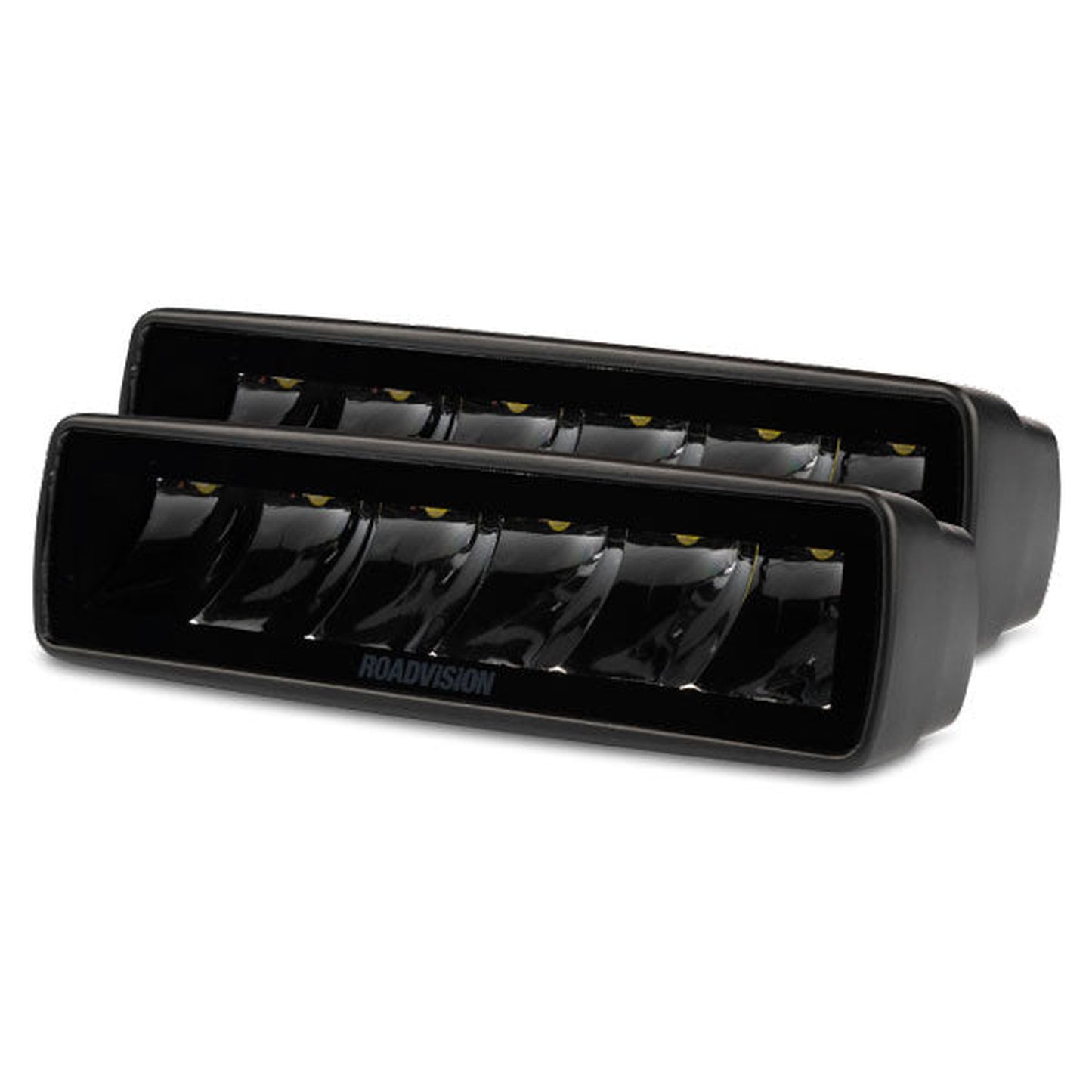 6 inch Paired Set RECTANGULAR Series L.E.D. High Performance Driving Spot Lights ROADVISION