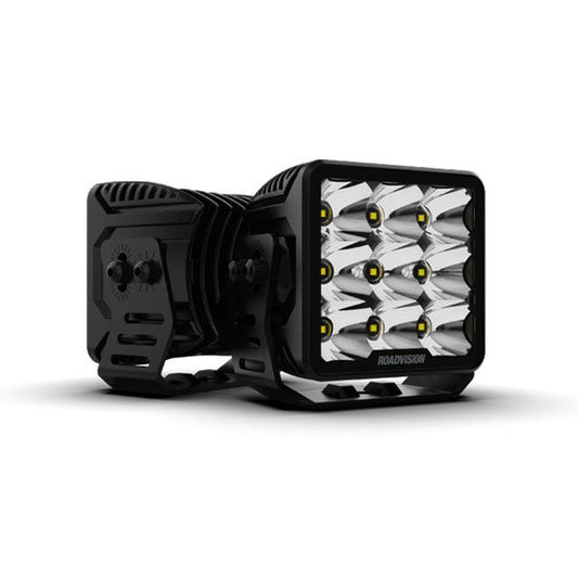 Roadvision 4 inch Paired Set SQUARE Series L.E.D. High Performance Driving Spot Lights