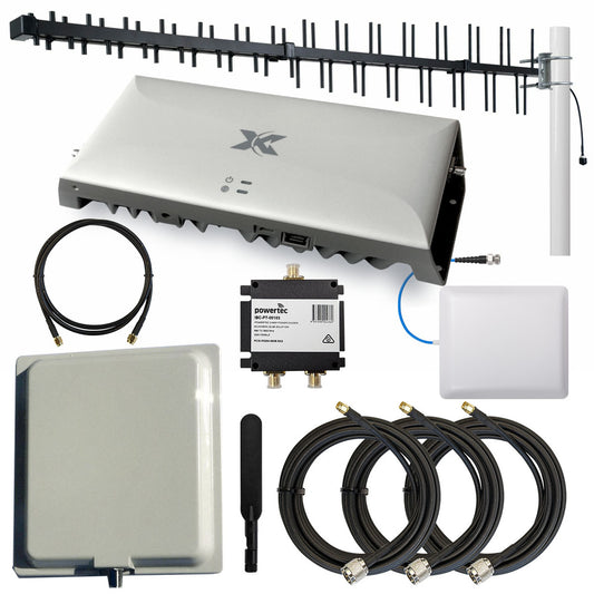 CEL-FI GO G41 LPDA Repeater Kit with Wall Mount & Outdoor Antenna – 3000m² Coverage