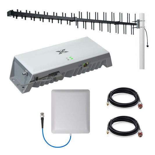 CEL-FI GO G41 Indoor Coverage Booster Pack – LPDA + Wall Mount, 10m + 15m Cables
