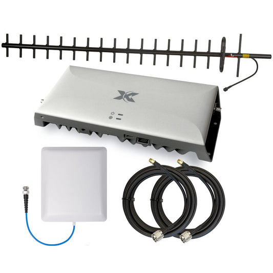 CEL-FI GO G41 Yagi Signal Booster Kit – Building Pack with Wall Mount Antenna