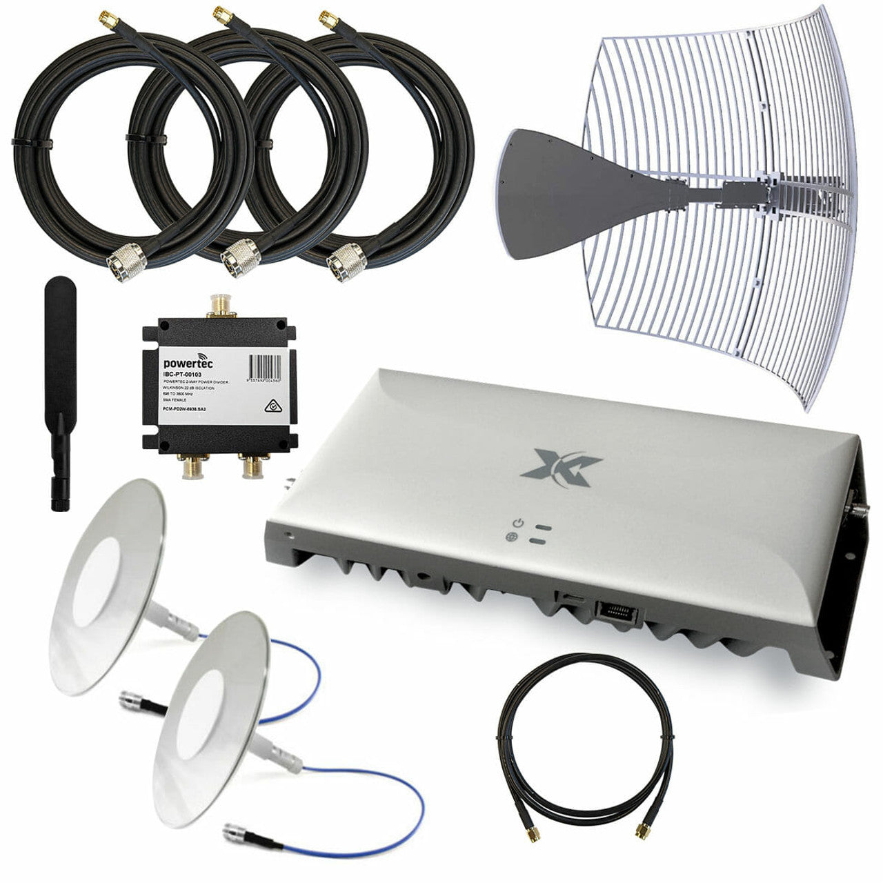 CEL-FI GO G41 Building Signal Booster Kit – Wideband Grid + Dual Antennas