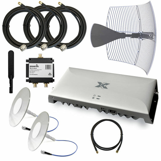 CEL-FI GO G41 Building Signal Booster Kit – Wideband Grid + Dual Antennas