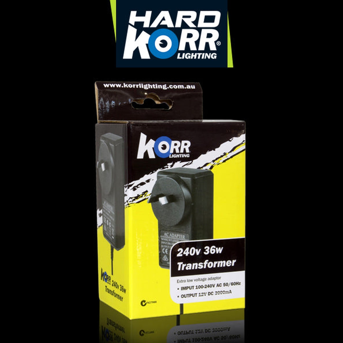 Hard Korr 240V To 12VDC 36W Transformer