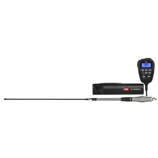 GME TX3350UVP Super Compact UHF CB Radio + Antenna Bundle