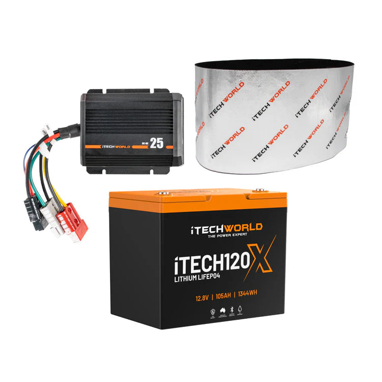 Under Bonnet Kit Dual Battery System 105Ah