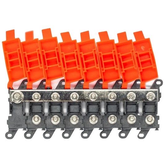 Modular Midi Fuse Input + Busbar + Seven Modular Midi Fuse Holder