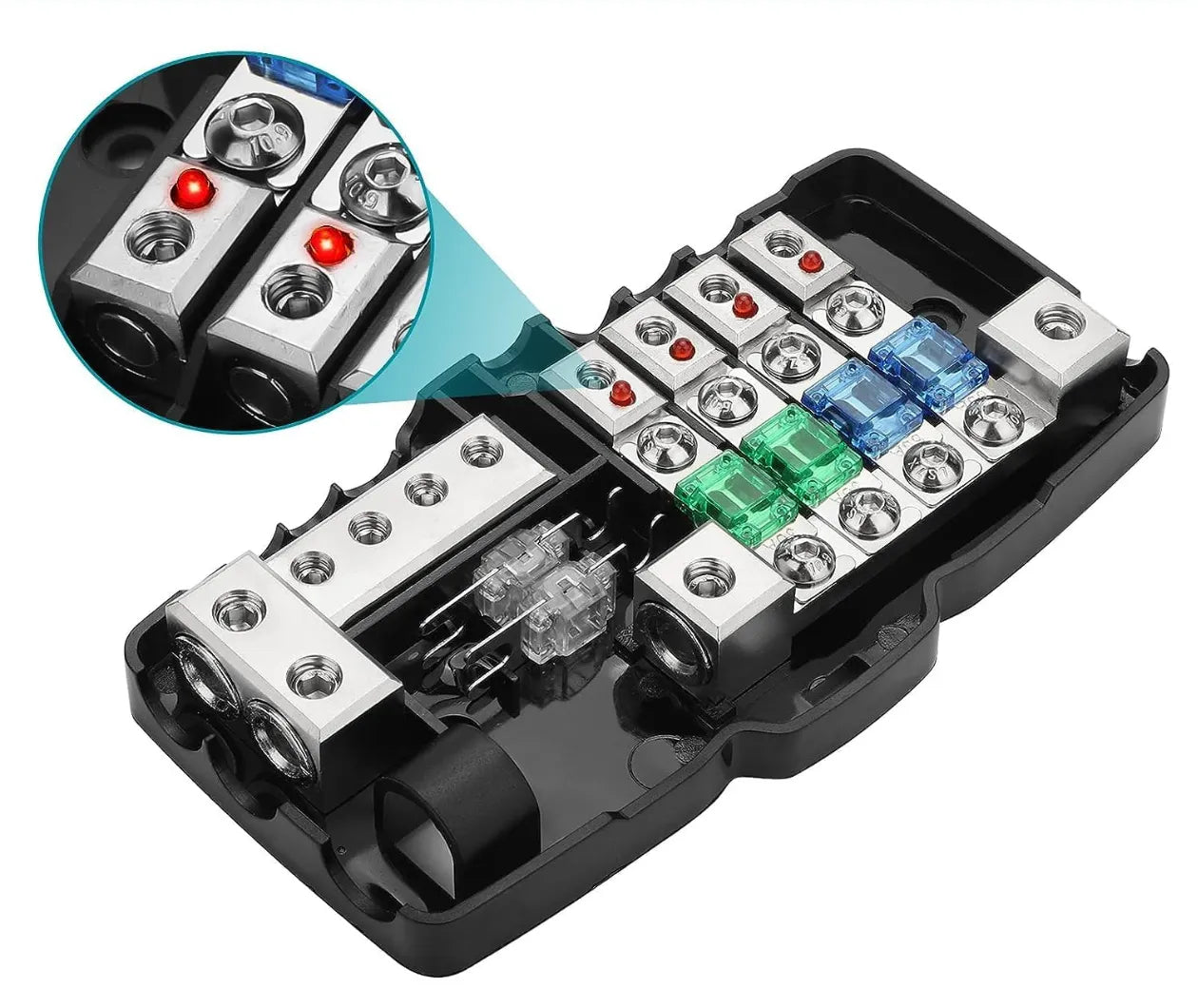 Midi Fuse Holder with Terminal Inputs - 300amp Rated @ 12V