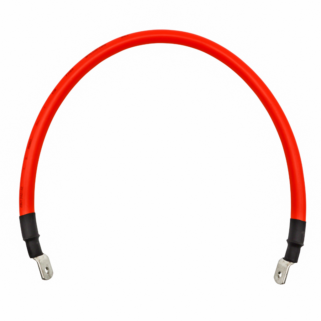 VES 800mm High-Current Battery Lead – 95mm² Black Copper Cable