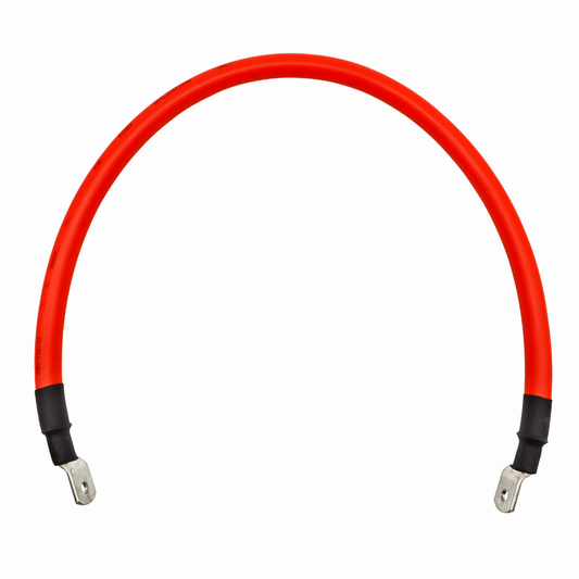 VES 800mm High-Current Battery Lead – 95mm² Black Copper Cable
