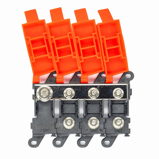 Modular Midi Fuse Input + Busbar + Three Modular Midi Fuse Holder