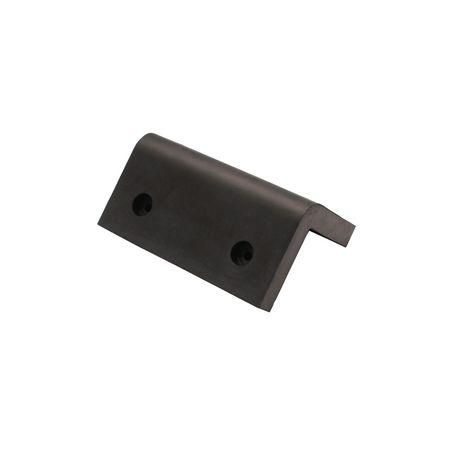 Rubber Corner Safety Pads Black 17cm Long