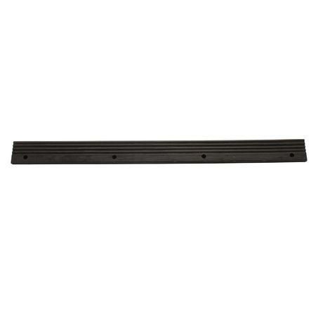 Rubber Pillar Safety Pad Black 1 Meter Long