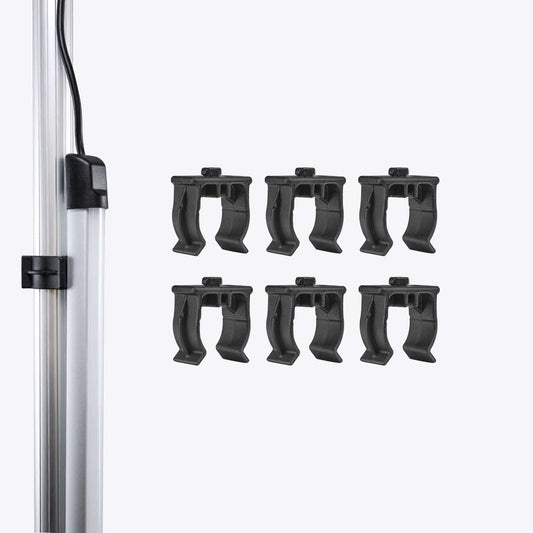 Hard Korr Pole Clips for Camp Light Bars & Dimmers – 6 Pack