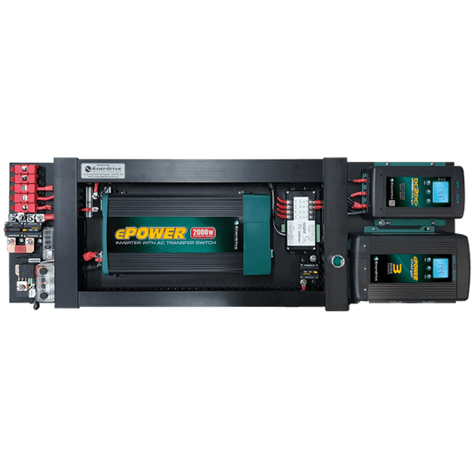 Enerdrive eSYSTEM-F 40A AC / DC, Simarine Monitor & 2000W Inverter (RCD/AC Transfer)