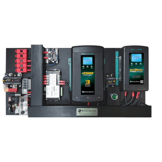 Enerdrive eSYSTEM-G 40A AC / DC, Simarine Battery Monitor