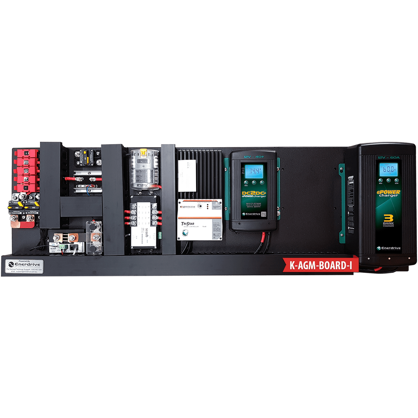 Enerdrive eSYSTEM-I 60A AC / 40A DC with TriStar 45A Solar Reg & Simarine Monitor