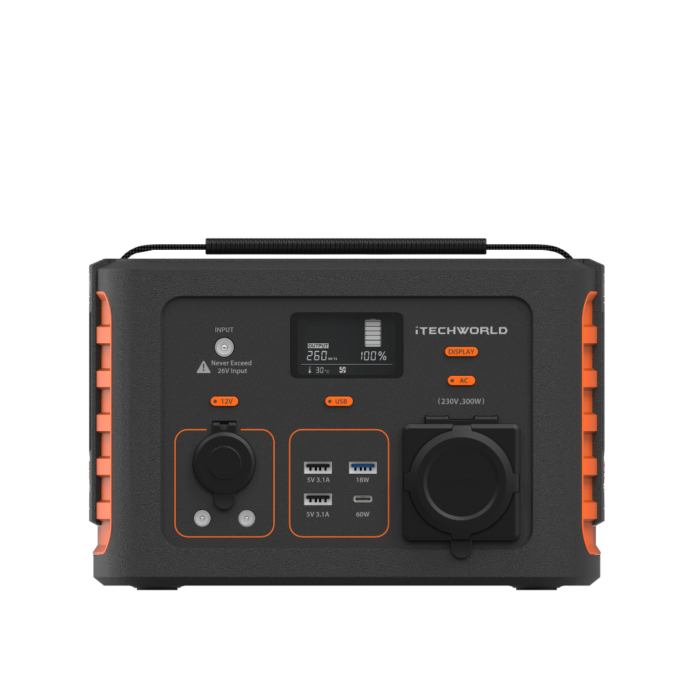 Itech300p Portable Lithium Power Station 300W 25Ah