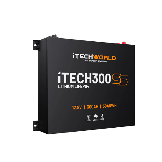 iTechworld iTECH300SS Super Slim Deep Cycle Lithium Battery with Bluetooth LiFePO4 300Ah