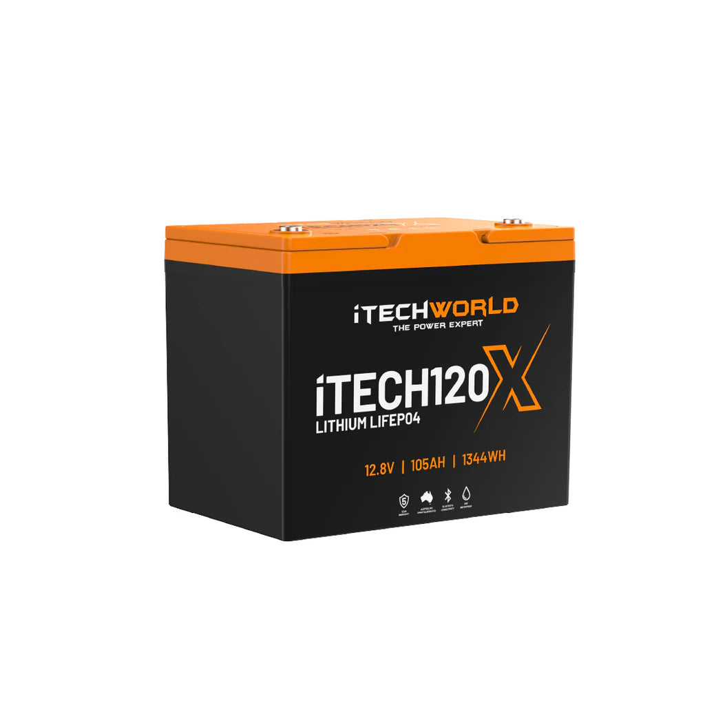 iTECH120X Deep Cycle Lithium Battery LiFePO4 105Ah