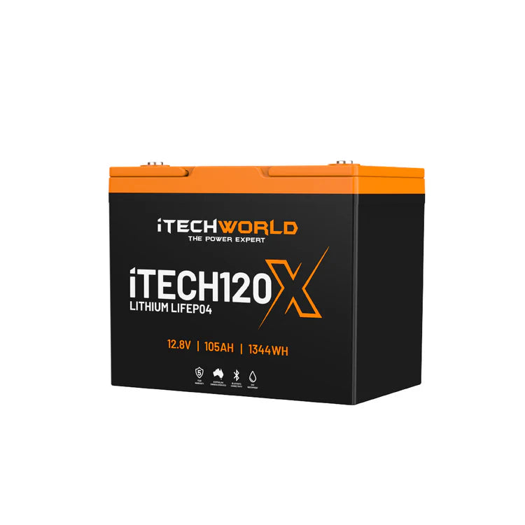 iTECH120X Deep Cycle Lithium Battery LiFePO4 105Ah
