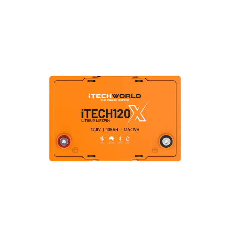 iTECH120X Deep Cycle Lithium Battery LiFePO4 105Ah