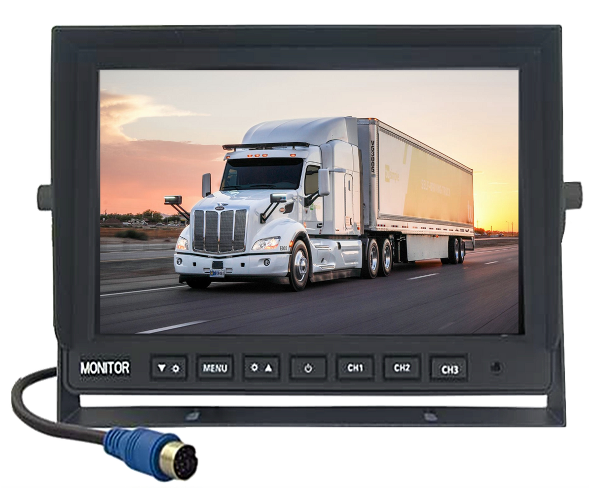 Mongoose MM73A 7" AHD 1080P Monitor - 3 camera input