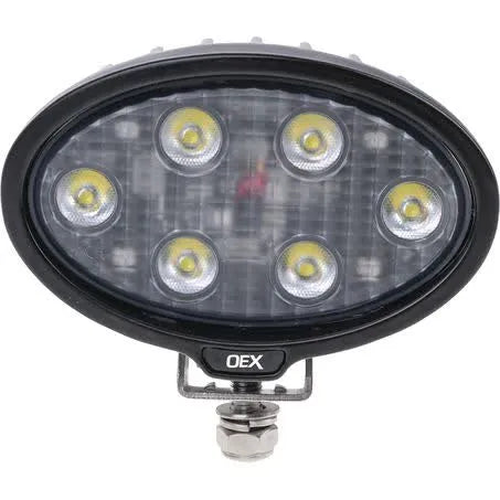 OEX WORK LIGHT OVAL 6 LED 12V24V CISPR25 RATED - LLX08206