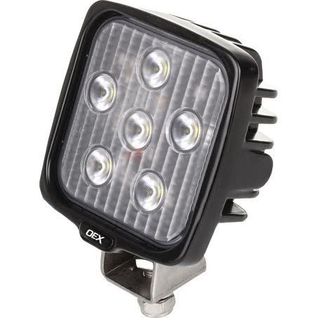 OEX LLX08204 LED Work Lamp – 6x Cree LEDs – Heavy-Duty, CISPR25 Compliant