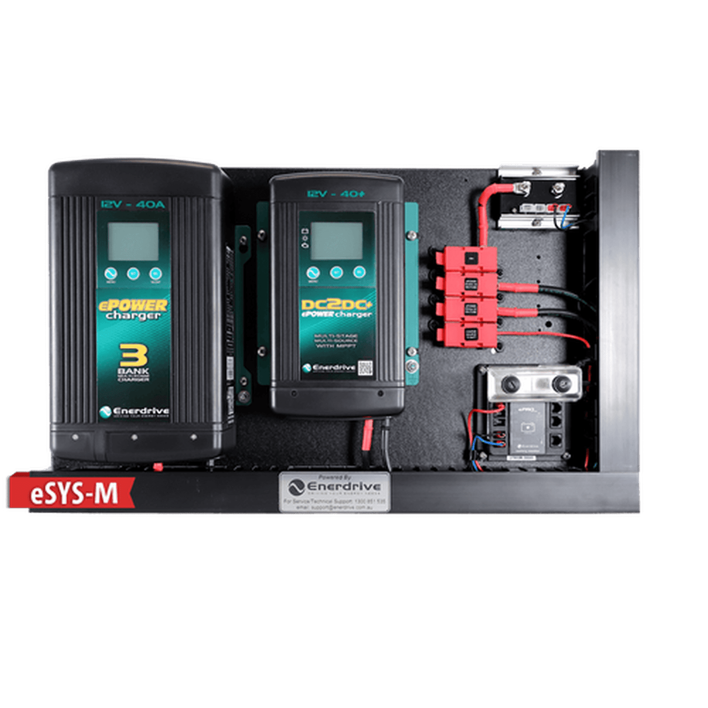 Enerdrive eSYSTEM-M 40A AC / DC with Battery Monitor