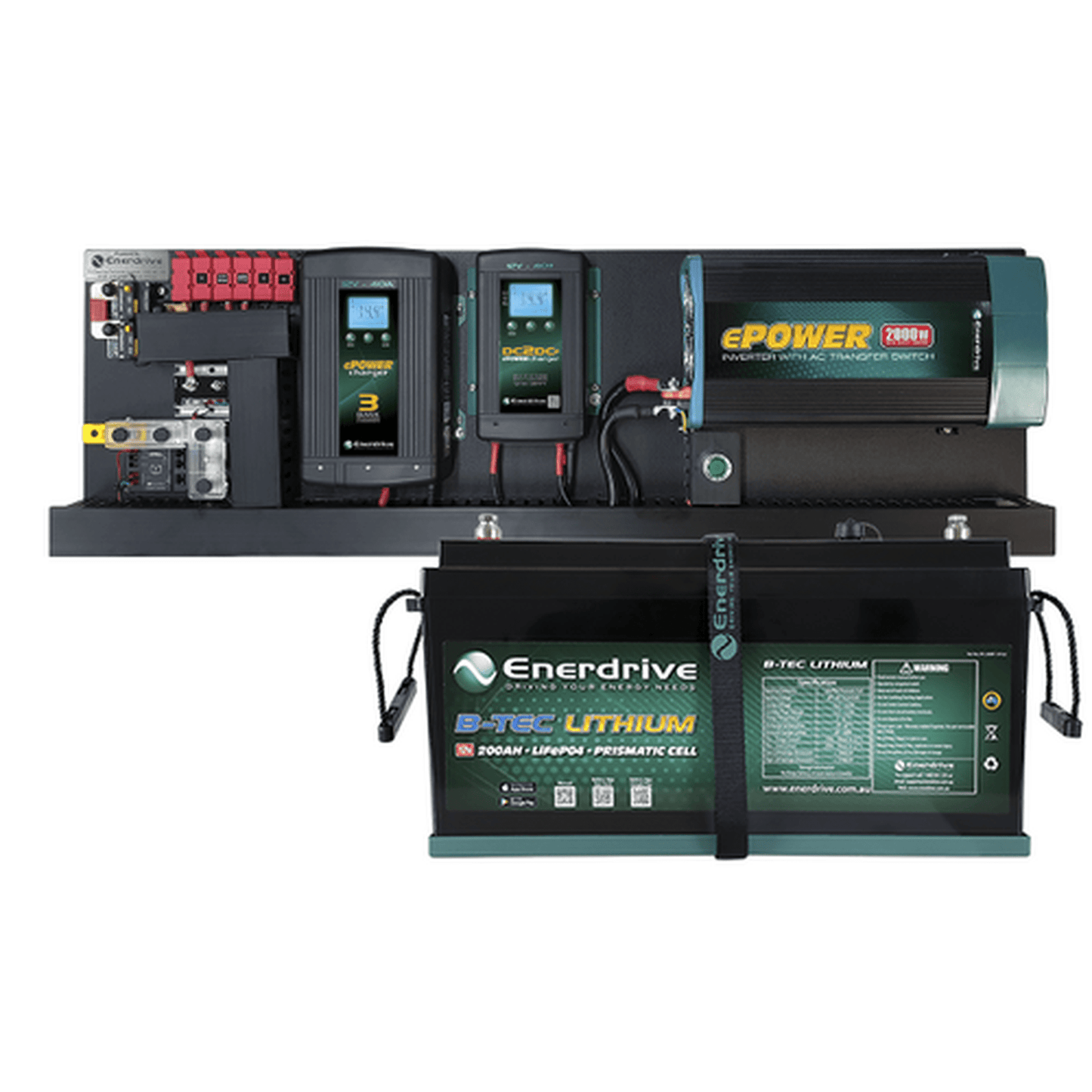 Enerdrive eSYSTEM-C 40A AC / DC with ePRO+ & 2000W Inverter (RCD/AC Transfer)