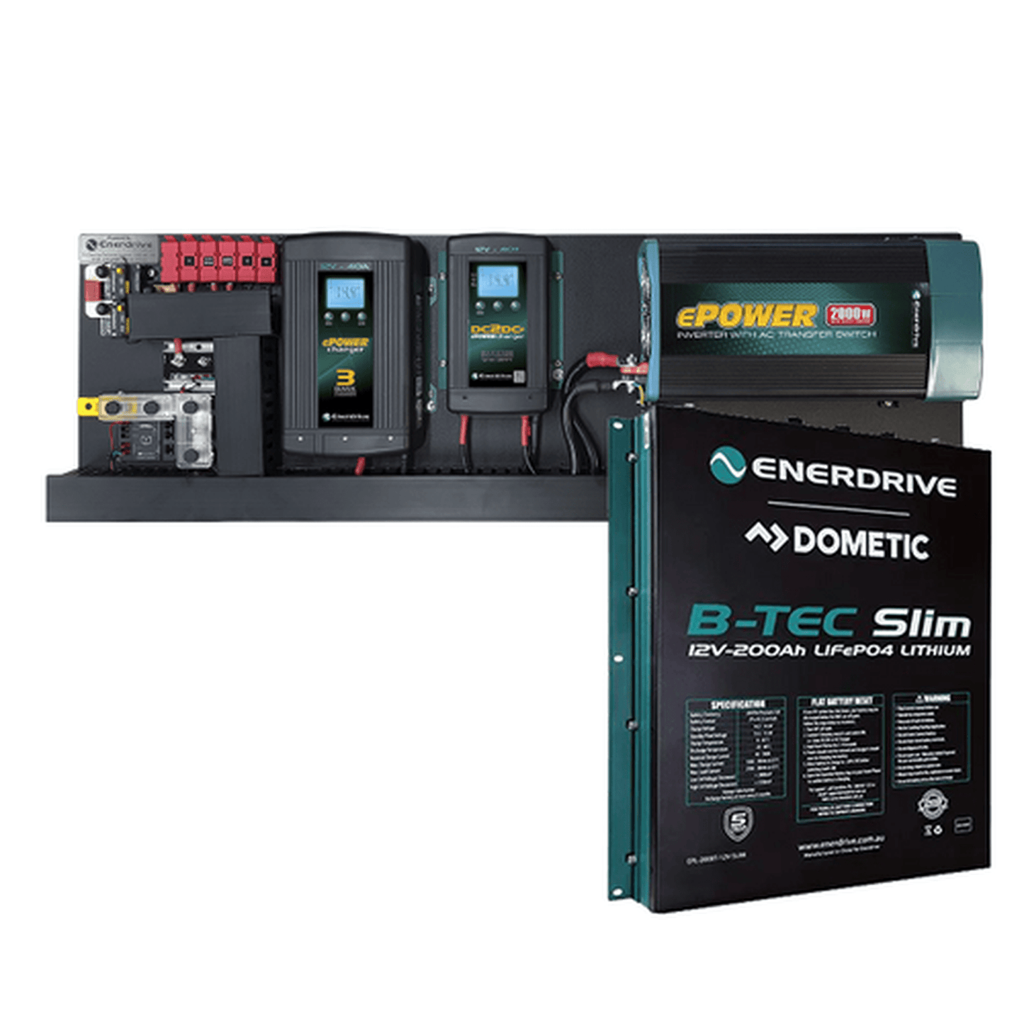 Enerdrive eSYSTEM-C 40A AC / DC with ePRO+ & 2000W Inverter (RCD/AC Transfer)
